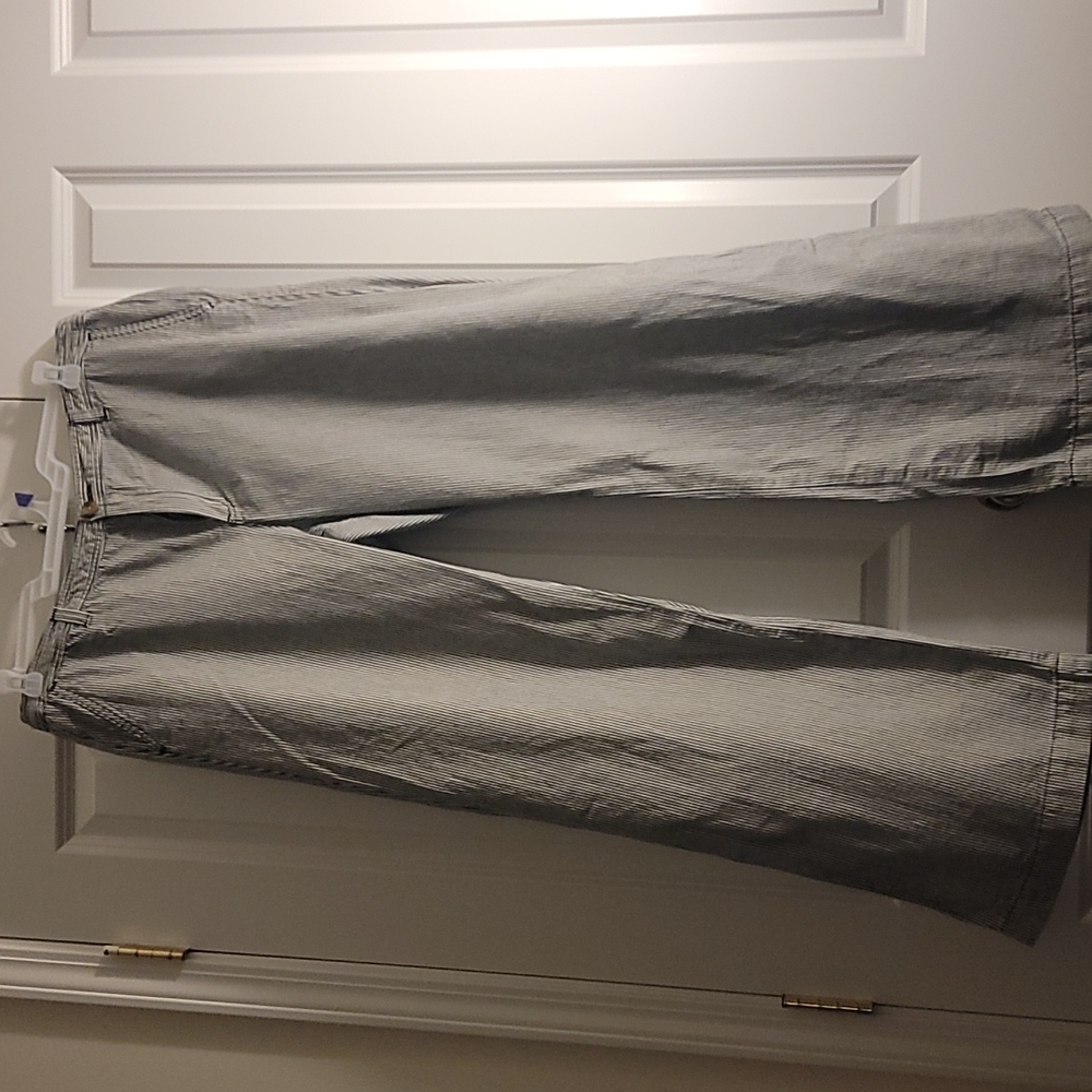 Gap blue and white stripe trouser